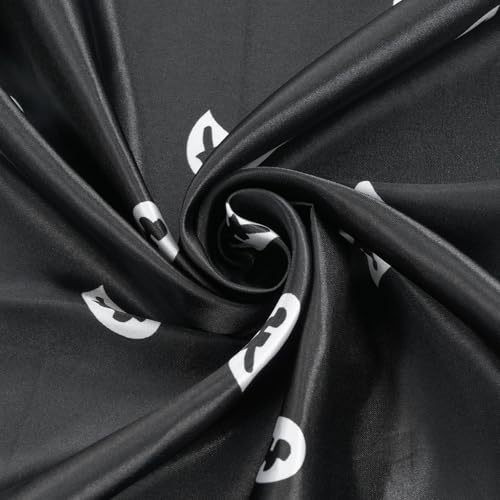 QIUTIMIY 35"x35" Like Silk Head Scarf for Women Satin Feel Large Square Scarf for Hair Wrapping and Sleeping Fashion Bandana - color: (90cm)square Scarf 6