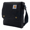 Carhartt Crossbody Snap Bag, Durable, Adjustable Shoulder Bag with Flap Over Snap Closure - color: Black