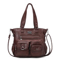 KL928 Large Purses for Women Shoulder Bag Tote Handbags Stylish Vegan Leather Hobo Bags Ladies, A-Black-4 | Large - color: 01-coffee