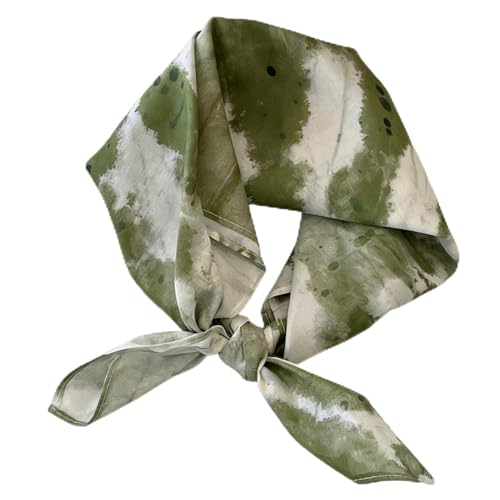 21 x 21 Inch Cotton Bandana for Women and Men,Soft Breathable Head Scarf, Multi-purpose Headband, Hair Scarf - color: Ink Green-un06