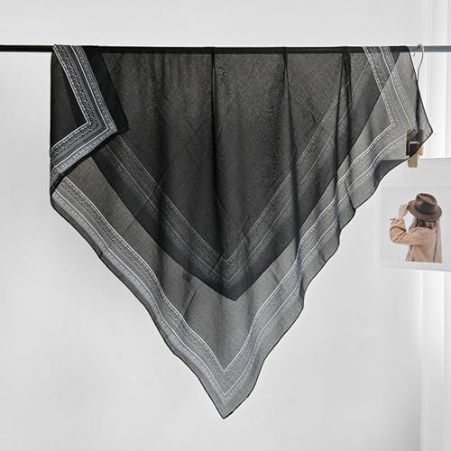 41" Large Square Scarf Hairscarf Fashion Scarves Hair Wrapping Scarfs Night Sleeping Headscarf for Women B06 - color: B061