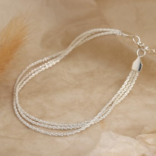 Dainty Gold Shell Pearl Charm Ankle Bracelet for Women Trendy non-Tarnish Adjustable Anklet Summer Beach Fashion Jewelry Gift - color: Silver Layered