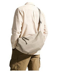 SEAFEW Mini Crossbody Bag Shoulder Bag for Men, Small Messenger Satchel Bag for Women - color: Khaki - Crescent