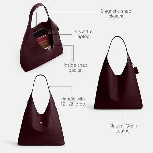 COACH Brooklyn Shoulder Bag 39 - color: Merlot