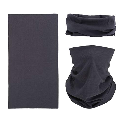 4 Headband Bandana Balaclava Half Face Mask Shield Head Hair Scarf Neck Gaiter Hat Multipurpose For WoMen Men Breathable Reusable Washable Black Grey Blue Army Green - color: 4x Black Blue Gray Army-green Face Mask