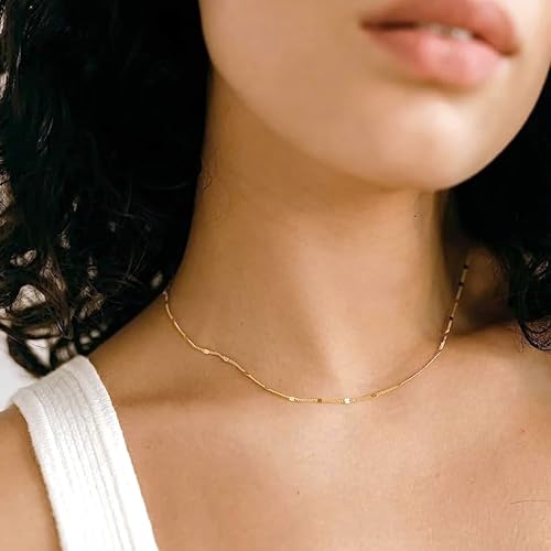 Kyutong 32.8 Feet/10M Gold Chains for Jewelry Making Twist Curb Necklace Chains Bulk Stainless Steel Jewelry Supplies for DIY Bracelet Ankle Earring - color: Gold Round