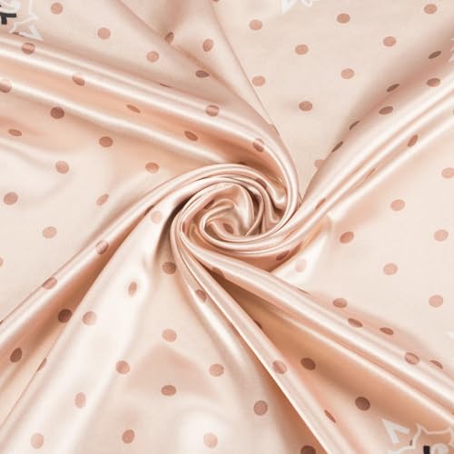 RIIQIICHY Head Scarf for Women Like Silk Scarf Hair Scarf Printed Square Scarf Bandanas for Women 35 Inches - color: Light Grayish Pink/Dull Pink/Grey