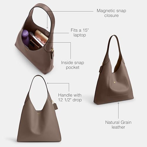 COACH Brooklyn Shoulder Bag 39 - color: Dark Stone