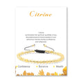 Lit Wall Crystal Anklets for Women Handmade Beach Boho Ankle Bracelet 4mm Adjustable Beaded Ankle Bracelet Waterproof Natural Stone Anklet Plus Size Anklets Gemstone Anklet Jewelry Gift for Her - style: Citrine