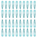 40pcs 2 inch blue Hair Clips Hair Barrettes Metal Snap Hair Clips Accessories For Women(blue) - color: Blue