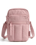 BAGSMART Crossbody Bags for Women, Mini Cell Phone Cross body Purses Travel Wallet with RFID Blocking Card Slots - color: D-dark Pink