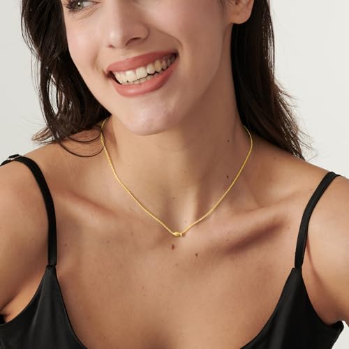LLWOM Gold Necklace for Women-14k Gold Plated Infinity Necklace Star Of David Necklace Evil Eye Cross Pendants Heart Dainty Gold Necklace For Women - color: Gold, style: Gold Fish