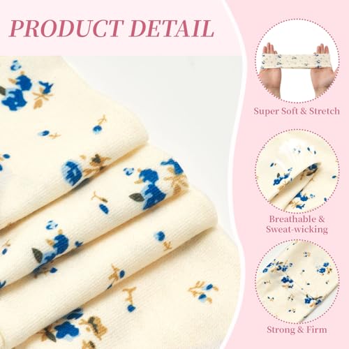 QIUTIMIY Headbands for Women Non Slip - 6 Pack Soft Stretchy Cotton Hair Bands for Women’s Hair – Fashion Sports Headbands for Yoga, Workout, Running, Gym, Daily Wear（Style 2） - color: Style 2