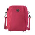 Genuine Leather Small Crossbody Bags for Women | Lightweight Shoulder Purse, Designer Handbag with Adjustable Strap, Casual Travel Everyday Bag - color: Pink