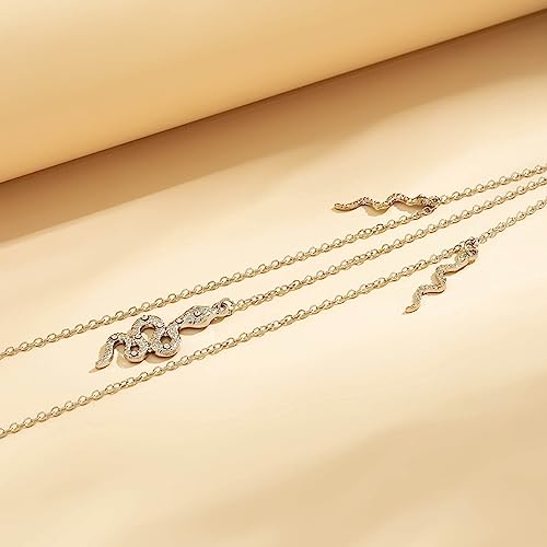 Boho Snake Leg Chain Silver Serpent Thigh Garter Sexy Stretch Body Chain Beach Bikini Rave Party Prom Jewelry Accessory for Women Girls