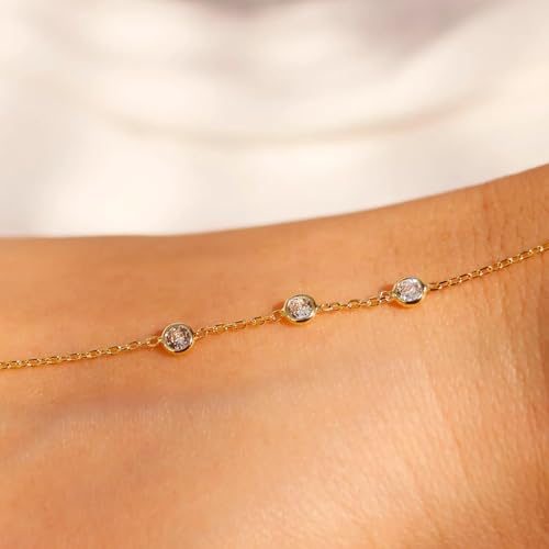 choice of all Hand Chain Bracelet Gold Finger Ring Bracelet Hand Chain for Women Trendy Birthday Jewelry Gifts - color: B4:Cz Hand Chain