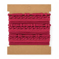 Elm City Direct 12pcs Hair Tie Bracelets, Boho Hair Ties for Women, Elastic Hair Bands for Ponytails (Rose) - color: Rose