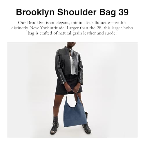 COACH Brooklyn Shoulder Bag 39 - color: Light Denim Suede