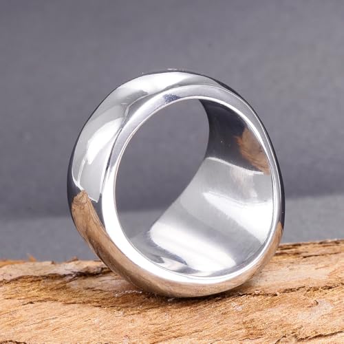 322 Skull and Bones Ring The Order of Death Titanium Steel The Eulogian Club Gothic Elite Heritage Biker Jewelry for Men - color: Gold