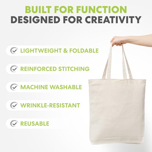 Simpli-Magic Canvas Tote-Bags - size: 150 Pack
