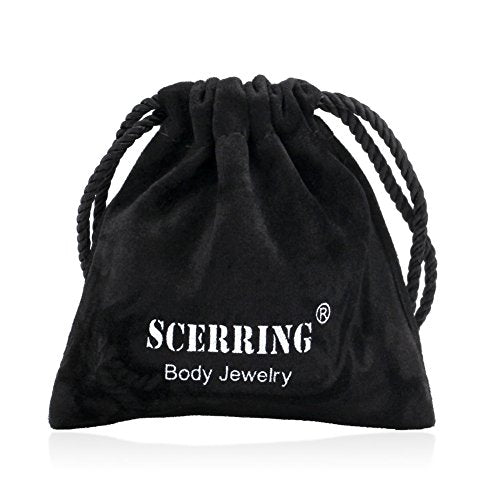 SCERRING 6 Pairs 14G Stainless Steel Clear CZ Internally Threaded Labret Monroe Lip Tragus Cartilage Helix Earring Ring Body Piercing Jewelry 6-10mm - style: 8mm Gold