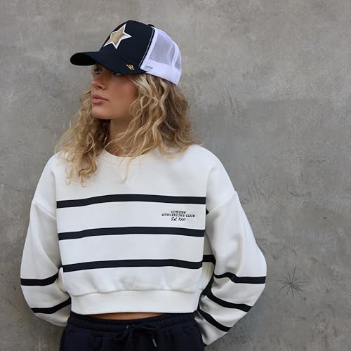 VINTAGE HAVANA Trucker Hats Women | Mesh Adjustable Snapback Hat | Men & Women Cute Trendy Fashion Baseball Cap - color: Black/White/Gold