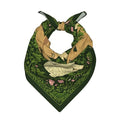 Head Scarf Hair Neck Scarves for Women Fashion Silk Satin Purse Bag Scarfs Handbags Bandana Neckerchief - color: Flower Rabbit Green