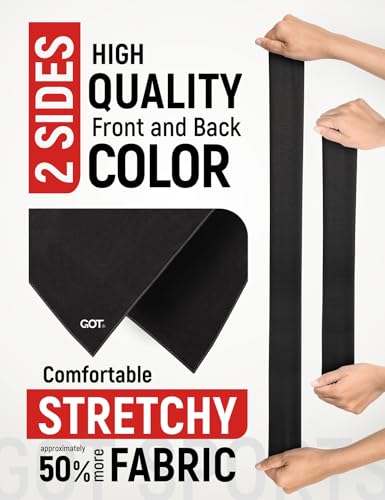 GOT Sports UPF 50+ Cooling Bandana for Men & Women - Thermoregulation, Moisture-Wicking, Sun Protection Bandana Neck Wraps - color: Black