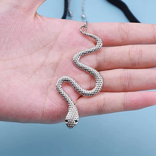Punk Layered Snake Leg Chain Vintage Snake Thigh Leg Chain Multi Layering Thigh Chain Summer Leg Thigh Chain Punk Serpent Body Chain Rave Bikini Thigh Body Chain Jewelry for Women and Girls - color: Silver,Turquoise