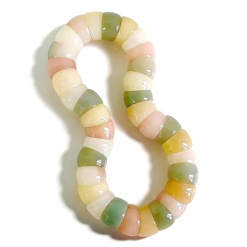 Fidget Bracelet Natural Bodhi Seeds Beaded Bracelets Zen Fidget Stretch Bracelets Alleviate Anxiety Stress Protection Healing Bodhi Jewelry Gifts for Women Men - color: A2:Fidget Bracelet