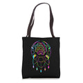 Celestial Moon Phase Star Mystical Boho Hippie Tote Bag