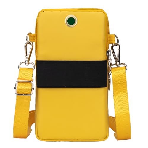 JANKS Small Crossbody Bags for Women Mini Cell Phone Purses Handbag Shoulder Bag - color: 01 Yellow
