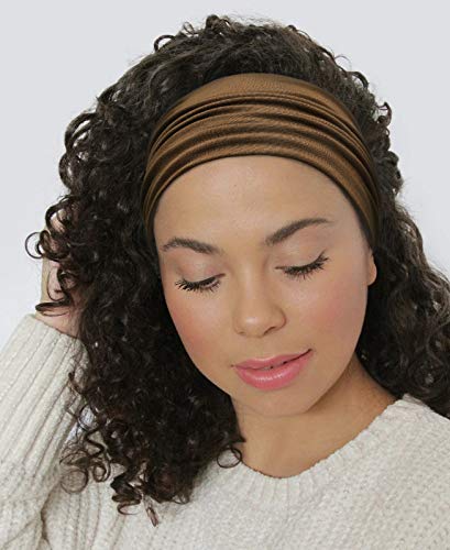 Tobeffect Headbands for Women African Boho Wide Hairband Headband Knotted Head Wraps Turbans Hair Accessories - color: Headbands 2