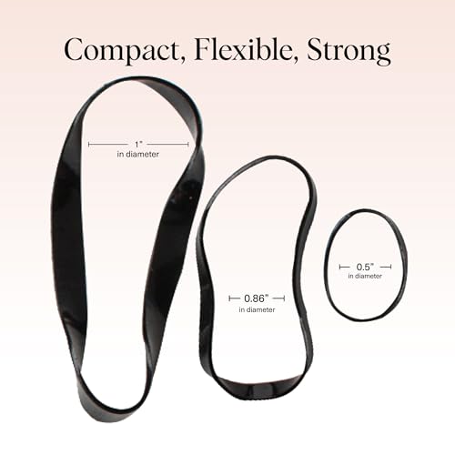 Kitsch Hair Ties No Damage for Kids, Teens and Women - Rubber Bands for Hair Styling | No Snag Hair Elastics | Daily Hair Accessories | Ideal Gifts for Women - 500pcs (Black) - color: Black, size: 500 Count (Pack of 5)
