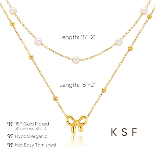 KSF Gold Lariat Necklace for Women Y Shaped Layered CZ Drop Chain | Y shaped necklace; Layered CZ detail; Long lariat style; Gift for her - color: Gold-12