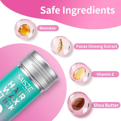 Hair Wax Stick, Fly Away Stick For Hair, Styling Waxes, Gel Tamer For Women And Kids, Bun Maker & Styling Cream, Teen Girl Gifts Trendy Stuff, 2.7 Oz