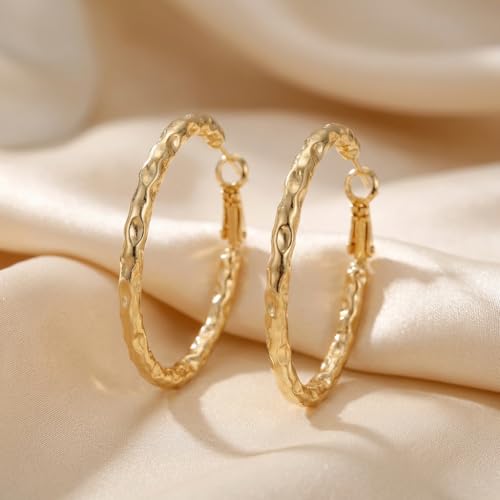 4 Pair Small Gold Hoop Earrings for Women Sensitive Ears - Hypoallergenic 14k Real Gold Plated Hoops Zirconia Cartilage Huggie Earrings Set Helix Piercing Earring Gold Jewelry for Women Gift - color: 1942 Hoop Gold