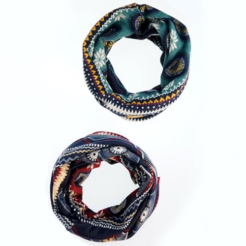 Women's Slouchy Beanie Cap Chemo Headwear Hats Scarf - color: A - Red Green