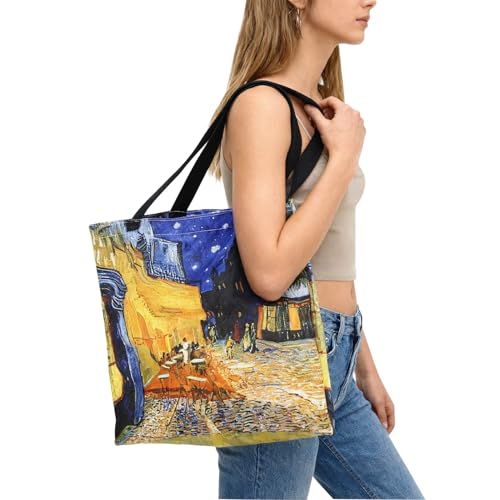 Canvas Tote Bag for Commuting, Foldable Travel Tote Bag Beach Bag Reusable Grocery Bags for Men Women, 13.4 x 14.2 Inch - color: B-fair