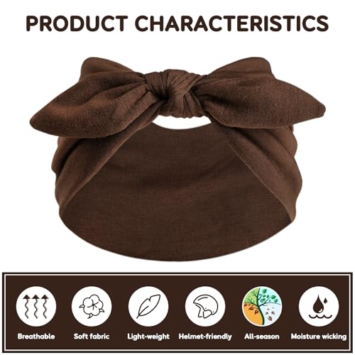 S&N Remille Wide Headbands for Women, Large Hairband, Elastic Non-Slip Headband Twist Knotted Accessories, Yoga Workout Vintage Hair 3 Pack (Multi-colored-1) - color: Multi-colored-1