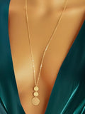 Long Gold Necklace for Women Jewelry fall fashion jewelry womens fashion - color: A-Fashionable women's temperament collarbone chain necklace