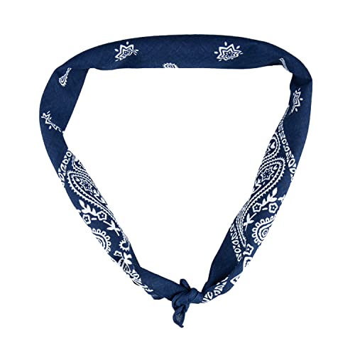 Levi’s All-Gender Multi-Purpose Bandana Gift Set – Headband, Wrap, Face & Neck Coverage - color: Red/Blue, size: Pack 2