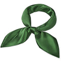 American Trends Women Silk Feeling Scarf Satin Head Scarves Square Wrap Neck Scarf Lightweight Silk Like Bandana - color: 15 Army Green