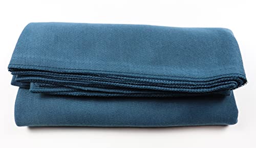 vabovin Head Wraps for Black Women Stretch Jersey Knit Turban Headwrap Solid Color Headscarf Headband Shawl - color: 10- Teal