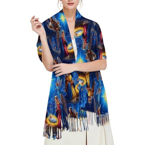Scarfs for Women Fall Winter Scarves Shawls and Wraps for Evening Dresses - color: Design4