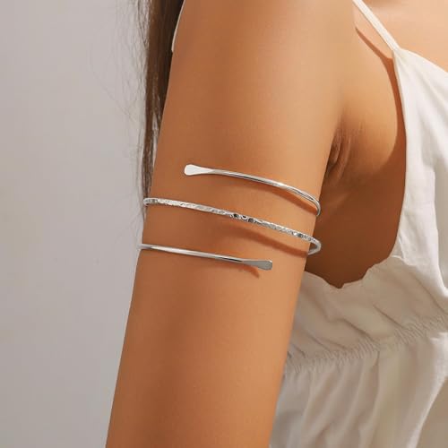 Frodete Arm Cuff Bracelet for Women Gold Upper Arm Jewelry Bangle Cuff Bracelets Starfish Shell Beach Jewelry Trendy Stuff Gifts - color: B2:arm cuff