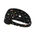 Elastic Sports Headband with Cosmic Space Pattern, Stretchy Workout Hairband for Fitness, Yoga - color: 31