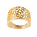 VISHUDDHA Women's Brass Anti Tarnish Statement Ring Fashion Jewelry for Gift on Special Occasion