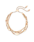 Kendra Scott Chantal Beaded Bracelet for Women - color: ROSE GOLD - ROSE GOLD METAL