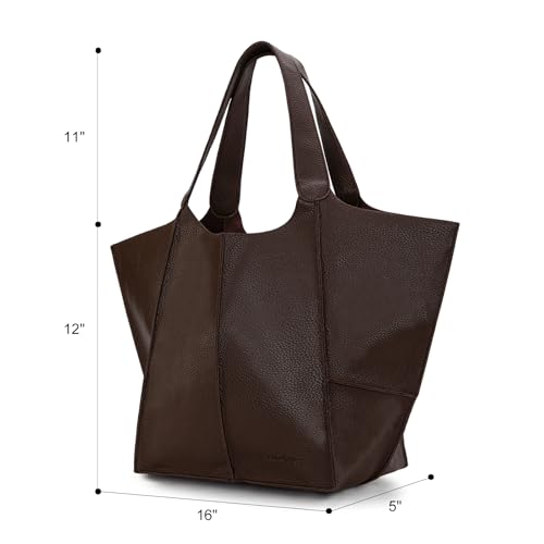 Montana West Tote Bag for Women Large Hobo Purses and Handbags - color: Dark Coffee